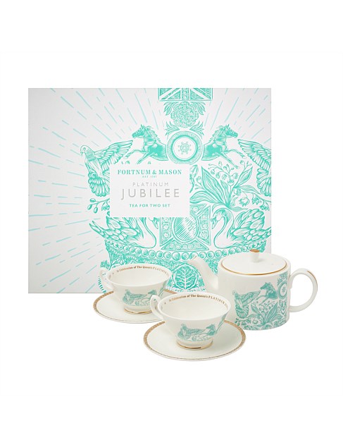 PLATINUM JUBILEE TEA SET