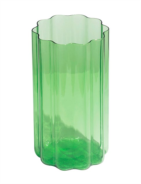 Wave Vase - Green