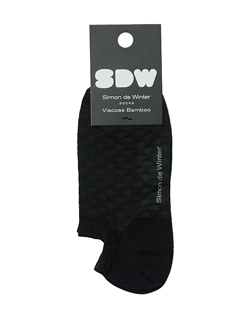 women's honeycomb texture invisible no show sock