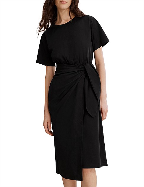 Wrap Front T-Shirt Dress