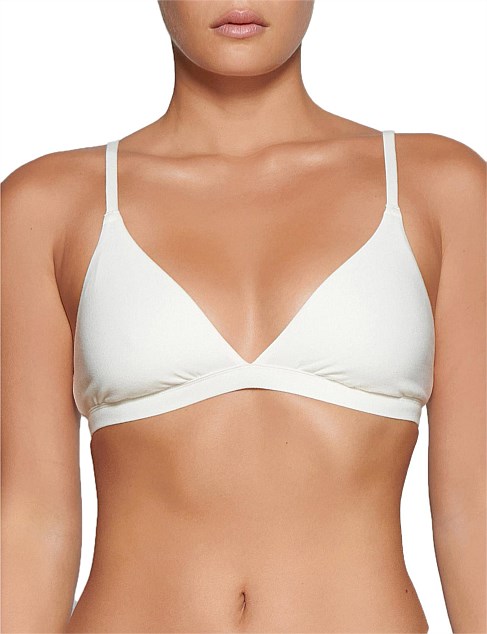 COTTON JERSEY TRIANGLE BRALETTE