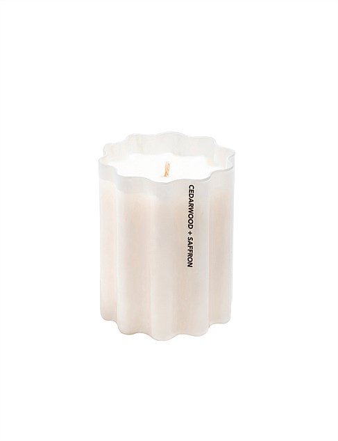 CEDARWOOD + SAFFRON WAVE CANDLE