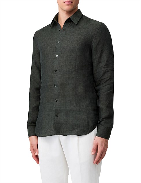 LONG SLEEVE LINEN SHIRT