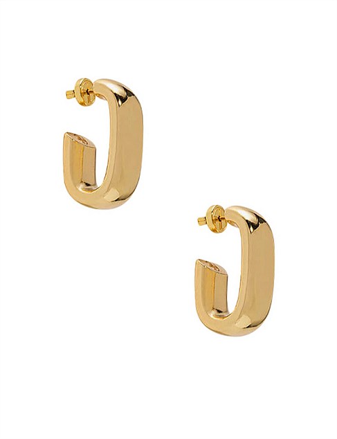 Gold Chunky Hoop Earrings