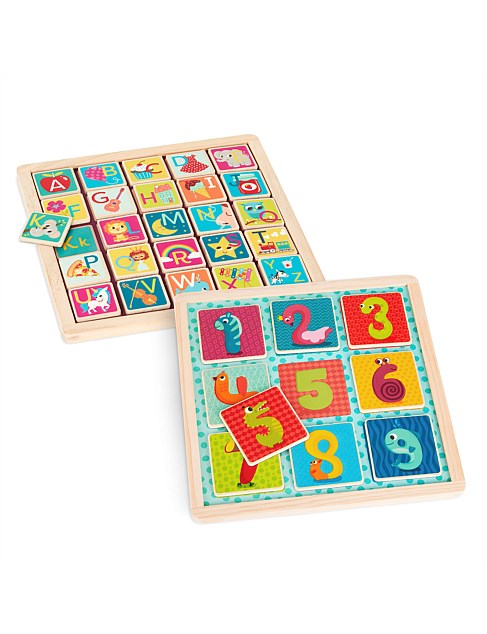 B. Magnetic Alphabet Puzzles