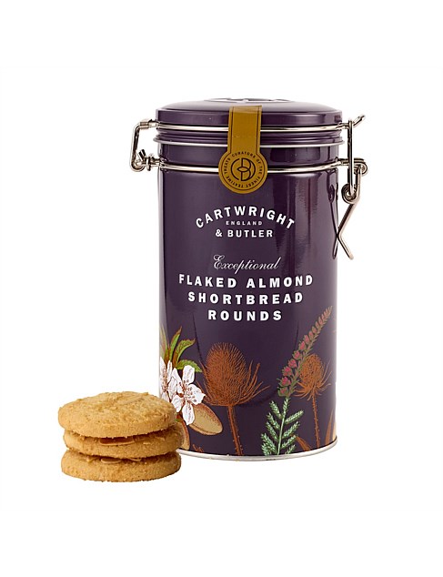 FLAKED ALMOND SHORTBREAD TIN