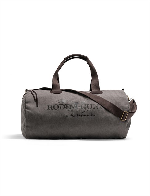 DOUBLE BARREL DUFFLE BAG - DARK MOCHA