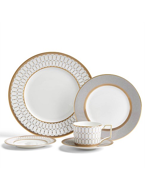 Renaissance Grey 5 Piece Place Setting