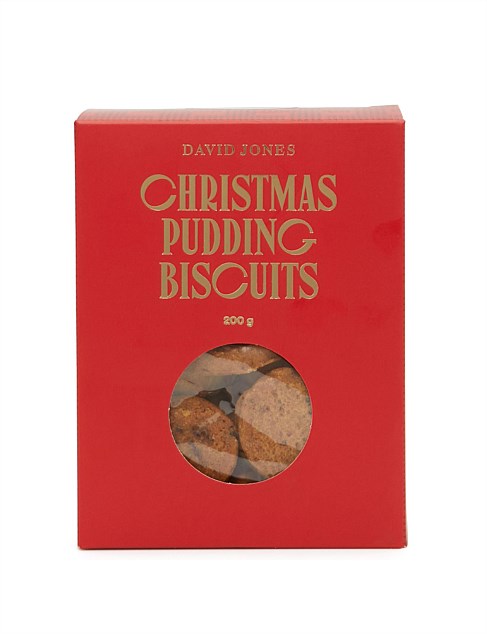 CHRISTMAS PUDDING BISCUITS 200G