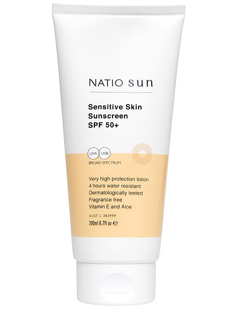 Sensitive Skin Sunscreen SPF 50+ 200ml