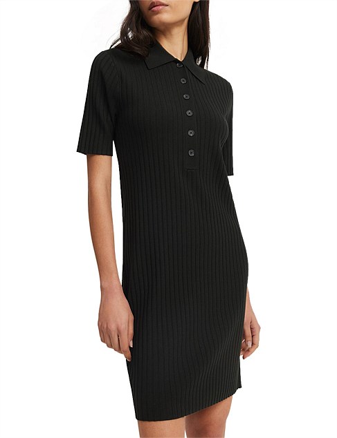 Polo Knit T-Shirt Dress