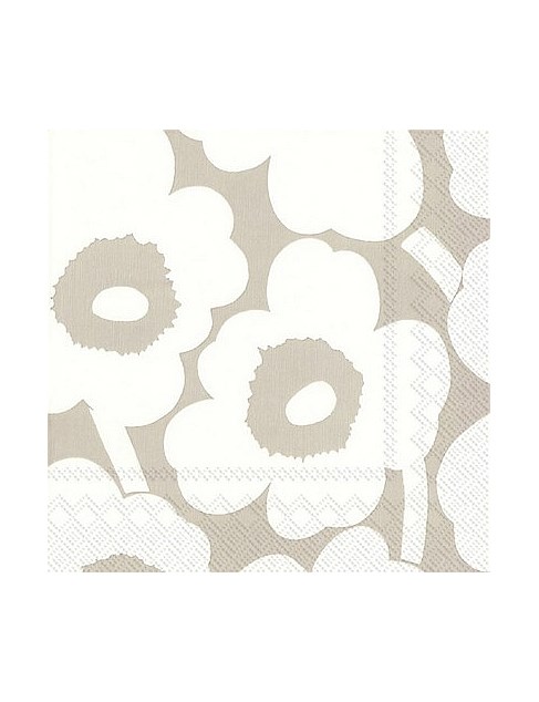 Marimekko - Unikko Linen/White 25x25cm