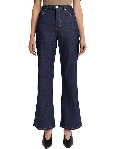 Australian Cotton Blend Super High Rise Wide Leg Jean