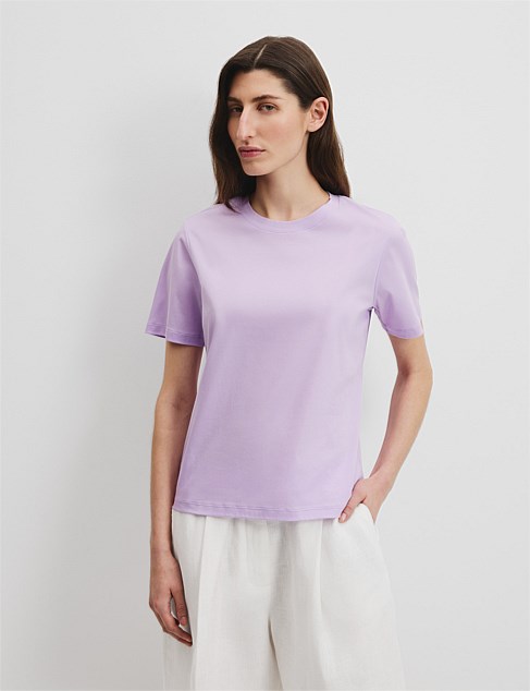 Mercerised Slim T-Shirt