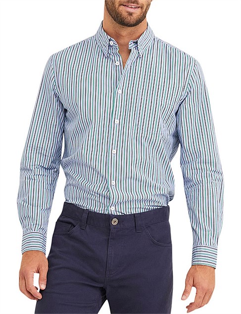 BROMWICH STRIPE LONG SLEEVE SHIRT