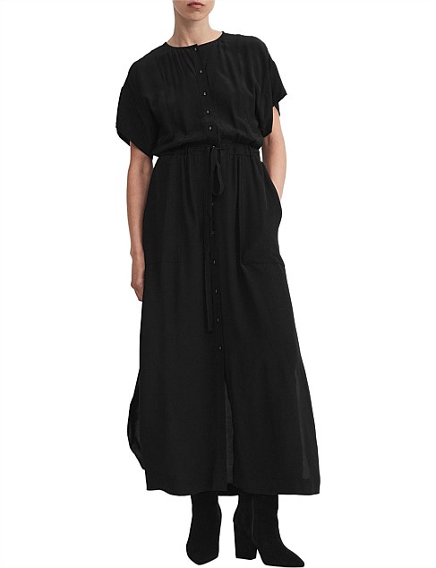 MODERN MAXI SHIRT DRESS