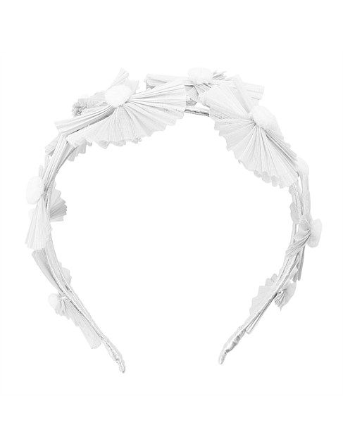 IRENA Sinamay Fan Headpiece