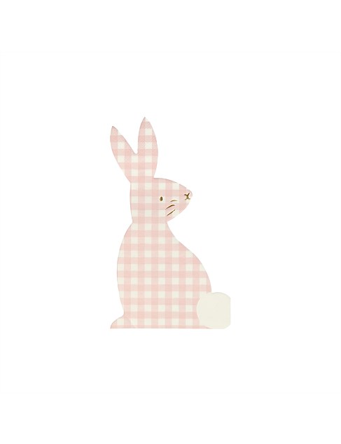 Gingham Bunny Napkins