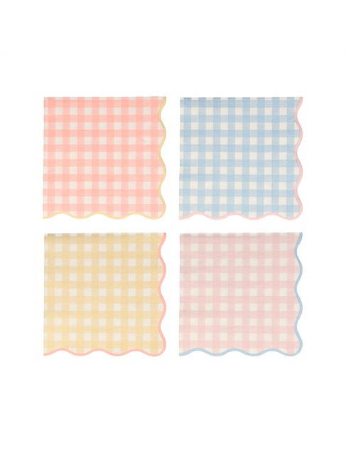 Gingham Small Napkins