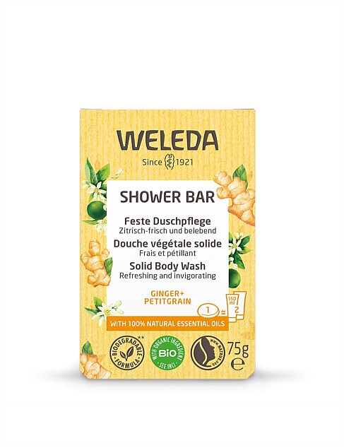 Shower Bar - Ginger & Petitgrain 75g