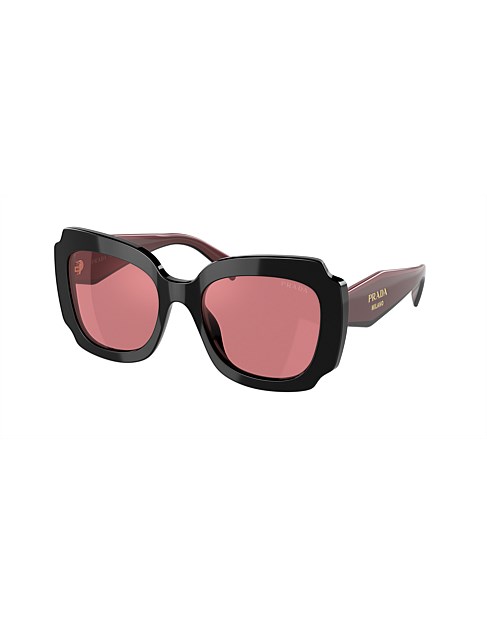 Acetate Irregular BLACK Sunglass