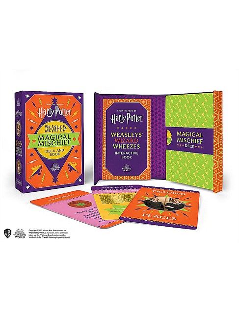 Weasley & Weasley Magical Mischief Deck And Book