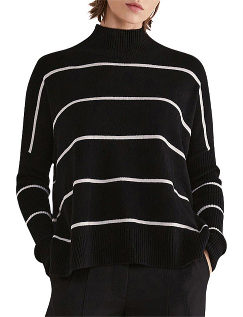 CLAUDIA FUNNEL NECK KNIT