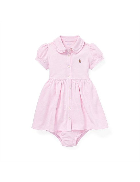 SOLID OXFORD DRESS (3M-24M)