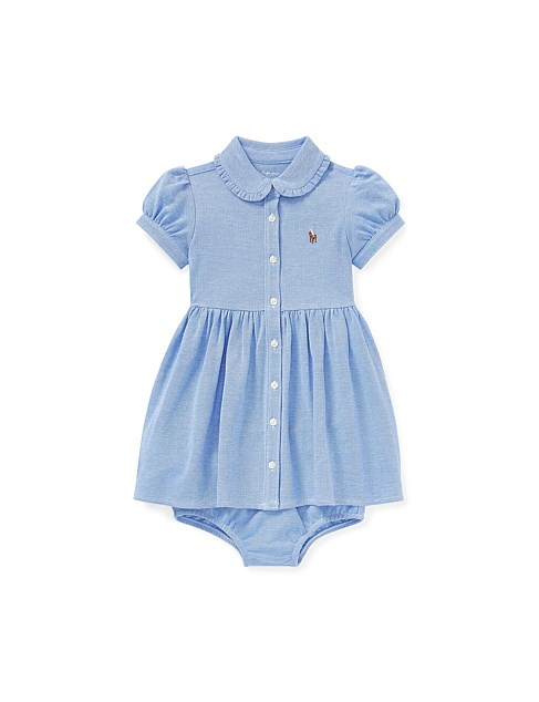 SOLID OXFORD DRESS (3M-24M)