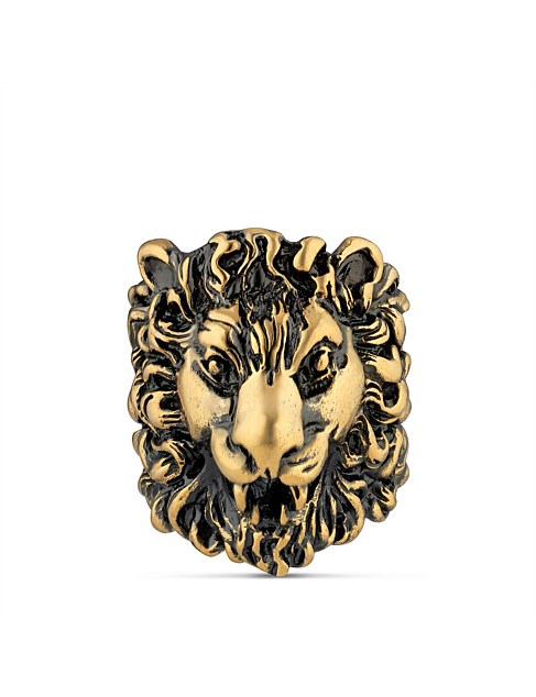 Lion head ring