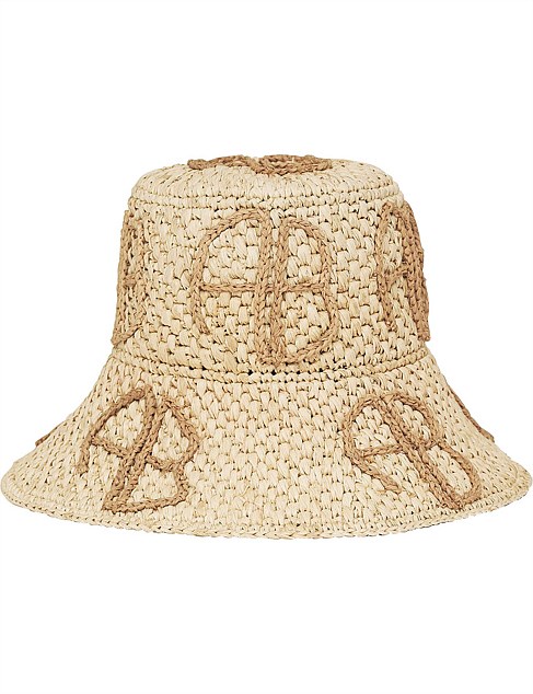 CABANA BUCKET HAT AB - NATURAL STRAW