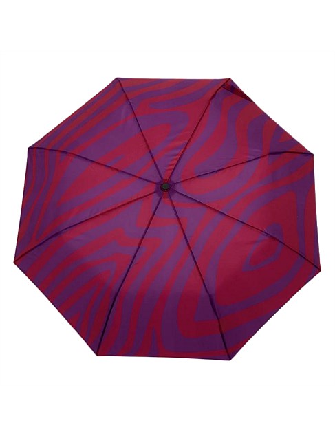 Swirl in Pink Compact Duck Umbrella