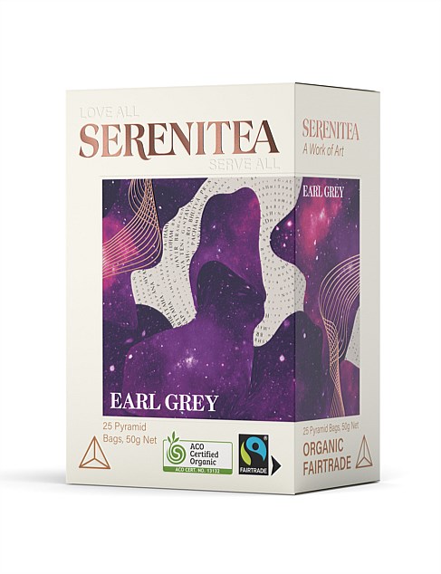 EARL GREY 25 PYRAMID TEA BAGS