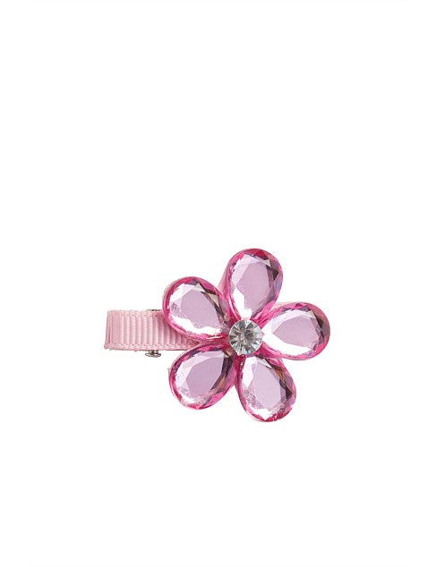 JEWEL FLOWER DUCK CLIP