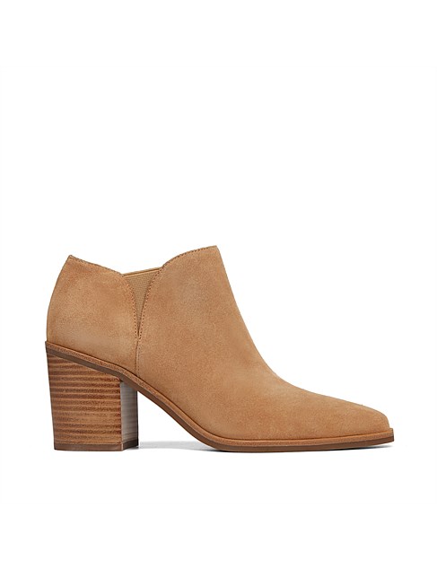 Presli Camel Suede Leather Ankle Boot