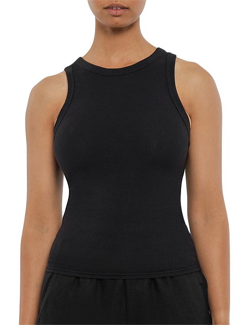 Organic Cotton Rib Tank Top