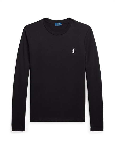 LONG-SLEEVE JERSEY CREWNECK TEE