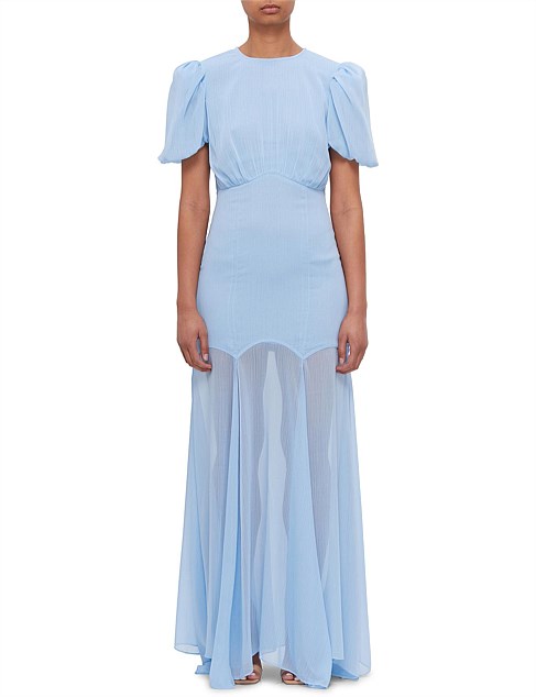 AQUA MAXI DRESS