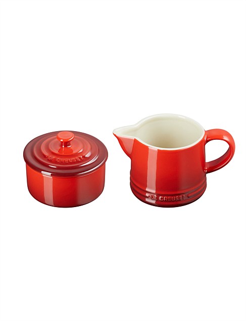 MILK & SUGAR SET CERISE