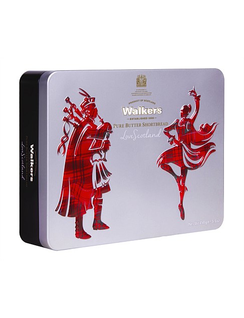 PIPER & HIGHLAND DANCER ASSORTED SHORTBREAD TIN 150G