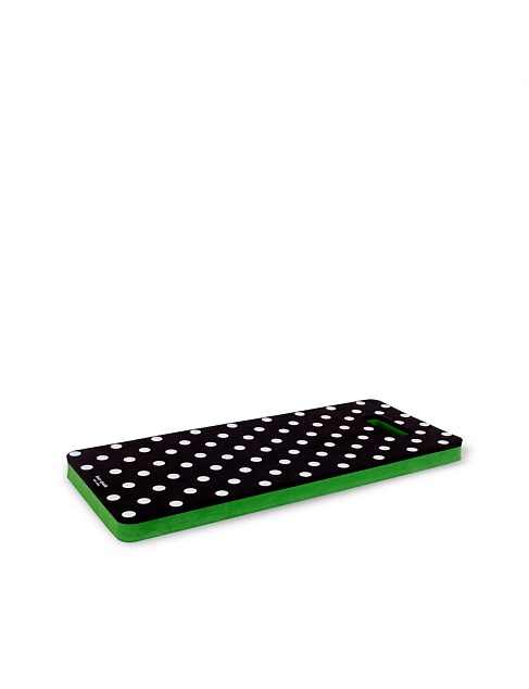 Kneeling Pad & Gloves Set Black and White Dot