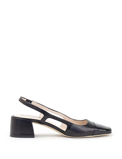 DAKOTA50 SLINGBACK PUMP WITH CAP TOE