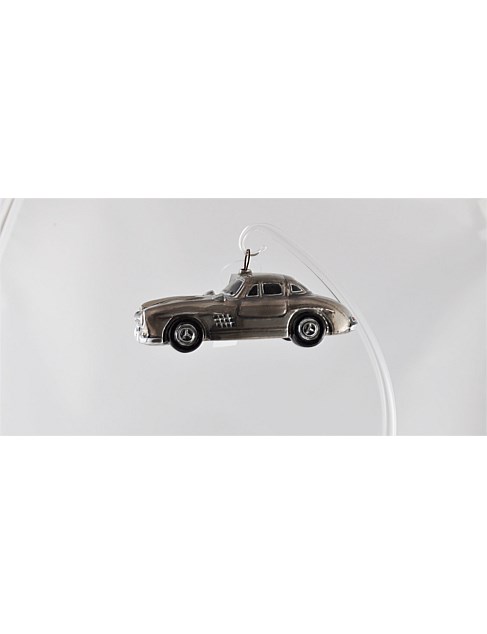 VINTAGE CAR EUROPEAN GLASS ORNAMENT