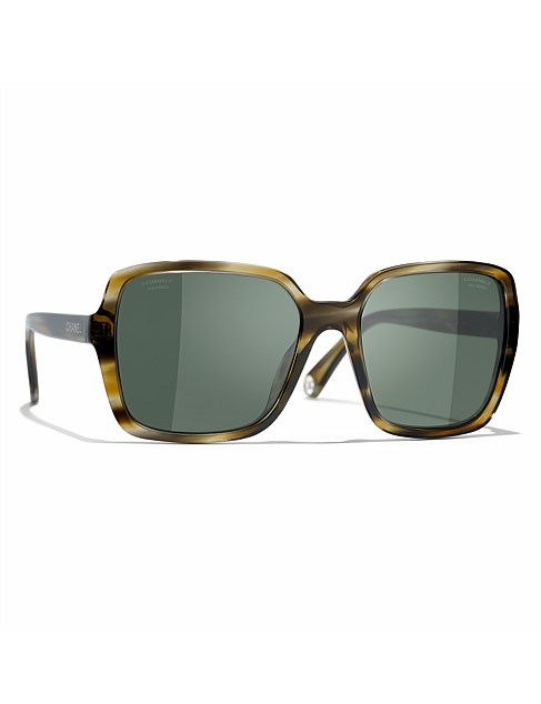 Rectangle GREEN GREY GREEN POLAR Female Sunglass