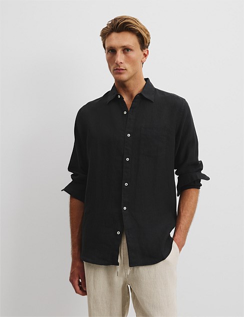 Regular Fit Organically Grown Linen Shirt