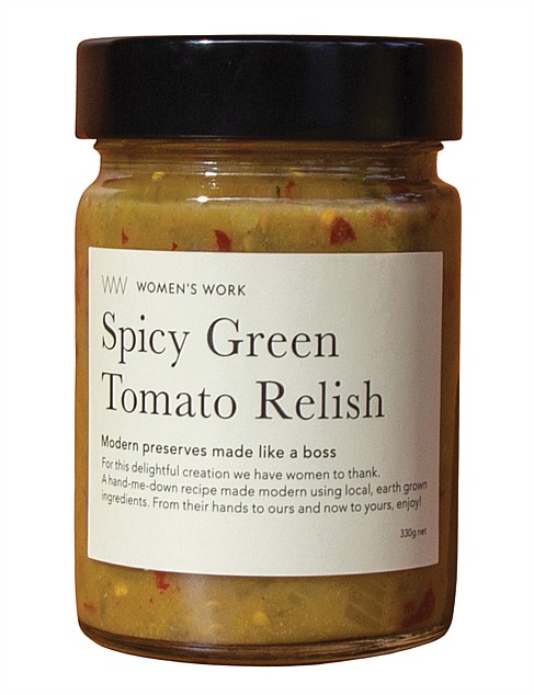 SPICY GREEN TOMATO RELISH 330G