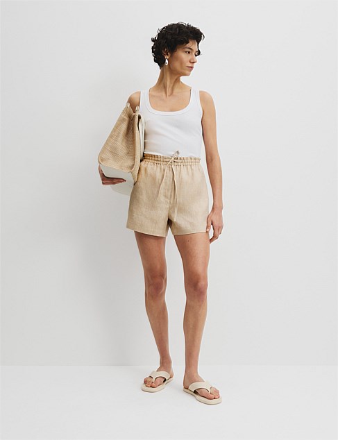 Organically Grown Linen Relaxed Short