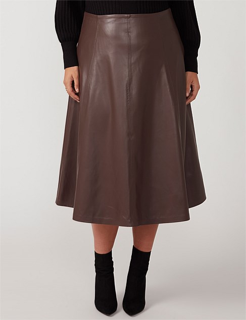 ASHDOWN PU SKIRT