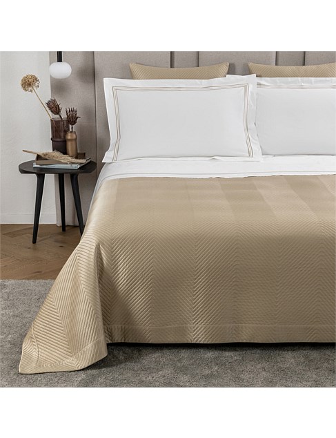 Lux Herringbone King Bedspread