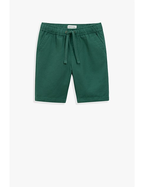 COTTON LINEN SHORTS